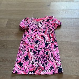 Lilly Pulitzer “Flirty” Print  Mini Rhett Dress